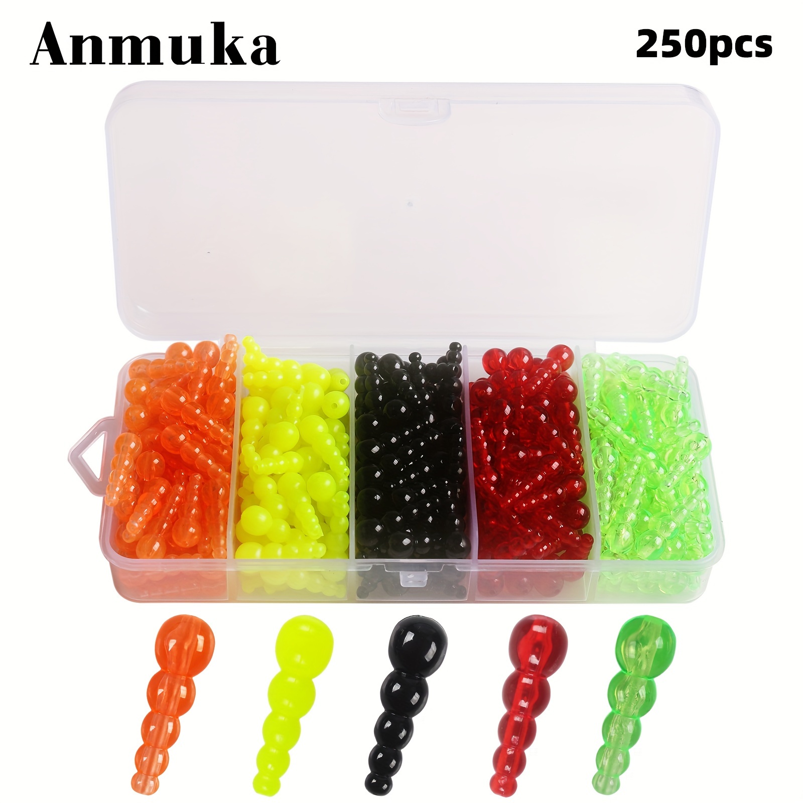 50pcs Spinnerbait Beads Walleye Rig Trout Lure Making Beads Freshwater  Fishing