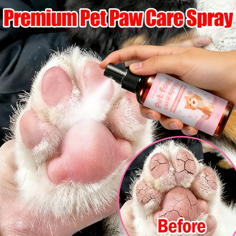 Image of - Moisturizing Nourishing Formula, Repairs Dry Cracked Paw Pads, No-rinse Quick Application, Lick-safe For All Ages, Portable For Indoor Outdoor Use, Suitable For Small/medium/large , For