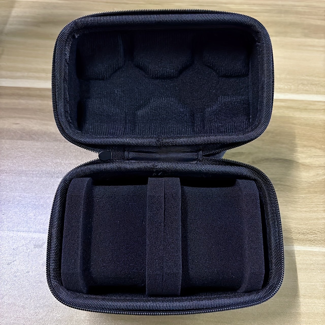 TEMU Huoaed 2-slot Eva Watch Travel Case - Watch Storage Organizer With Anti-motion Pillows For Home And Travel, Perfect Gift Idea