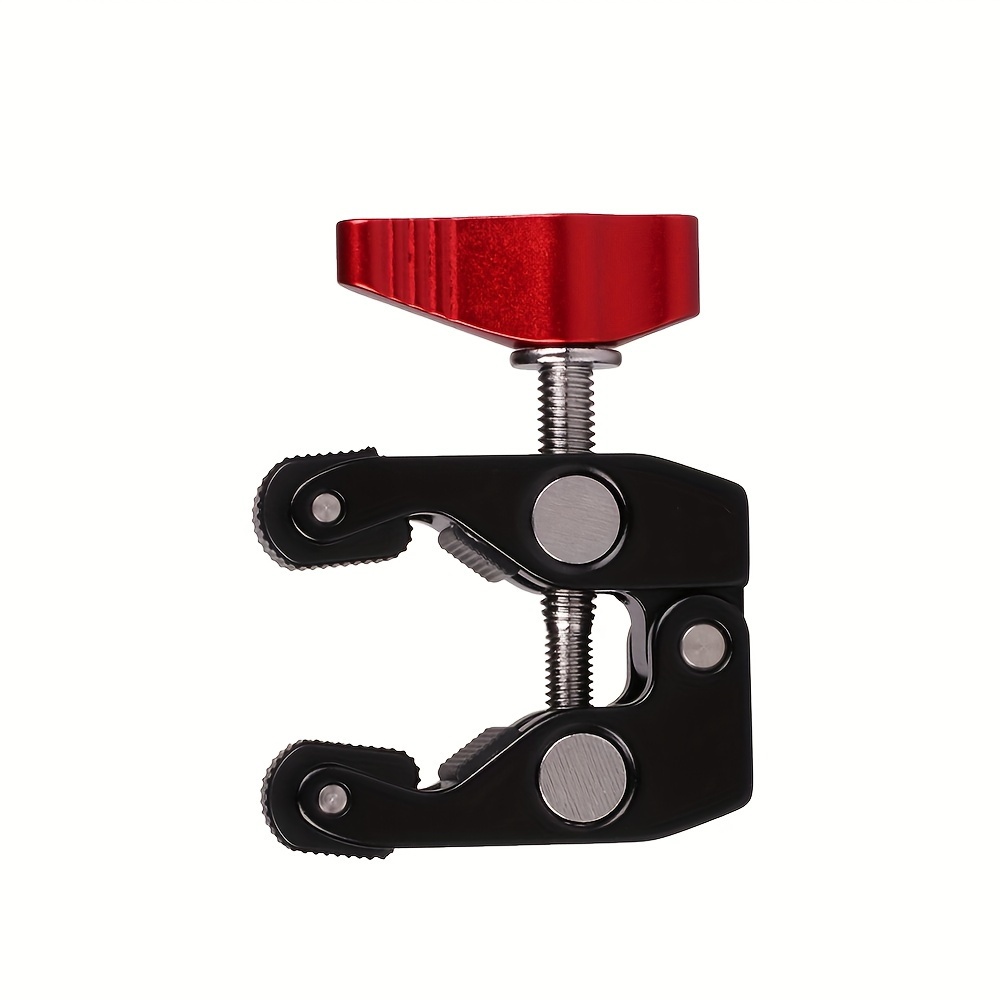 

Aluminum Alloy Camera Clamp Mount, Heavy-duty Photography Equipment Grip, Monitor Base, Interchangeable Single Lens Reflex Camera Secure Clamp