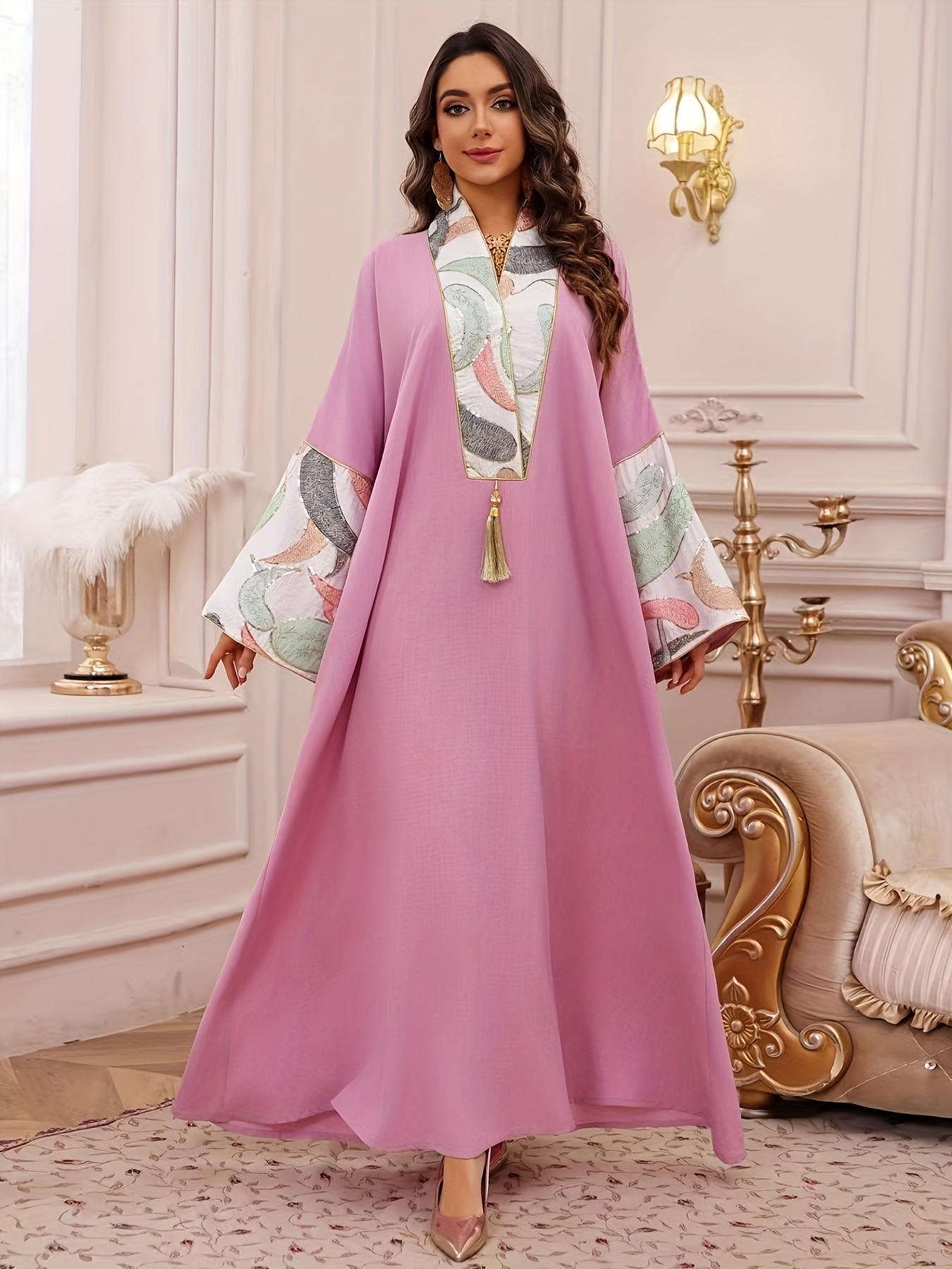 embroidered tassel dress GLS GL3715 Fitted Long Bridal A Line Corset Wedding Dress main image 0