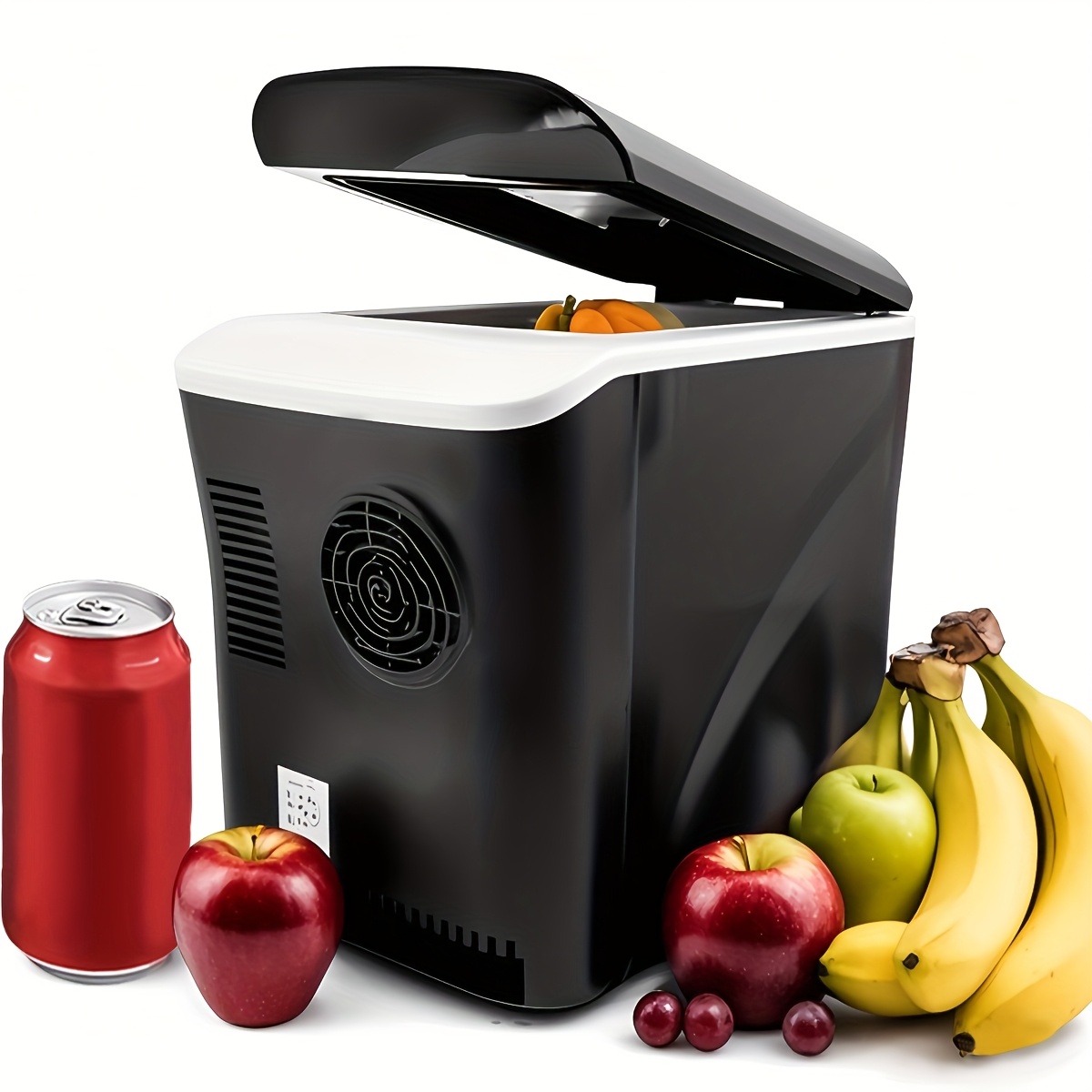 Designed For Camping And Commuting! Hot And Cold Dual-mode One-touch Switching, The Lowest Cooling 7 To Lock The Fresh, The Highest Heating 65 To Warm Food. Energy Saving And Low Noise, Anti-vibration And Anti-shaking Design