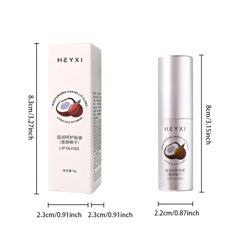 1pc Vanilla Coconut Flavored Lip Balm Moisturizing Lipstick, Fruit-flavored Lip Balm, Care, Long-lasting Moisturizing, Care For Lip Skin, Keep Lips