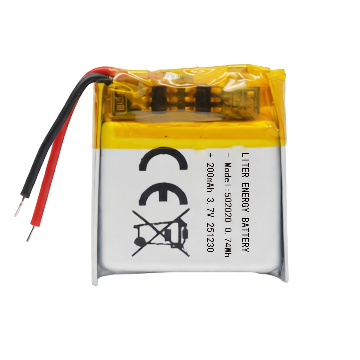 3 7v 502020 200mah li polymer li   lipo batteries