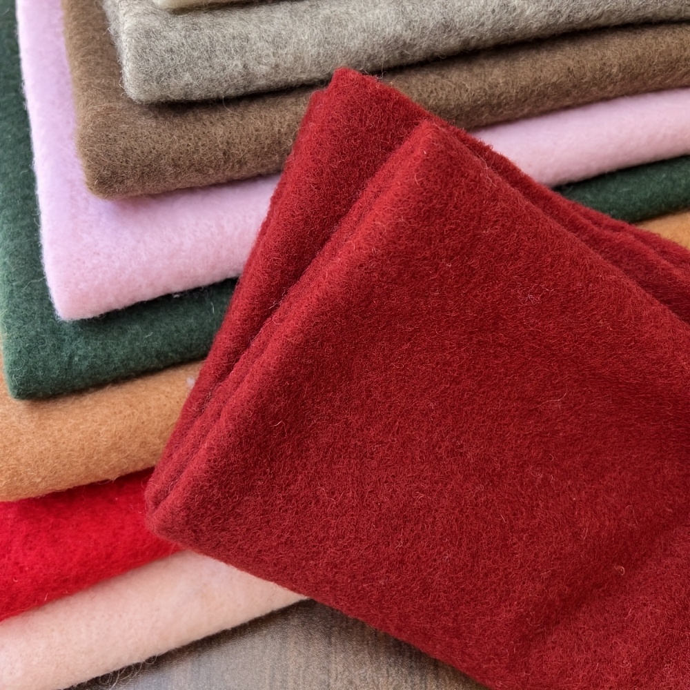 TEMU 1pc Handmade Cashmere Fabric, Soft Wool Felt Fabric, 19.29 X 19.29 Inch Toy, Doll, Toy, Clothing Additions, Home Decoration Materials,