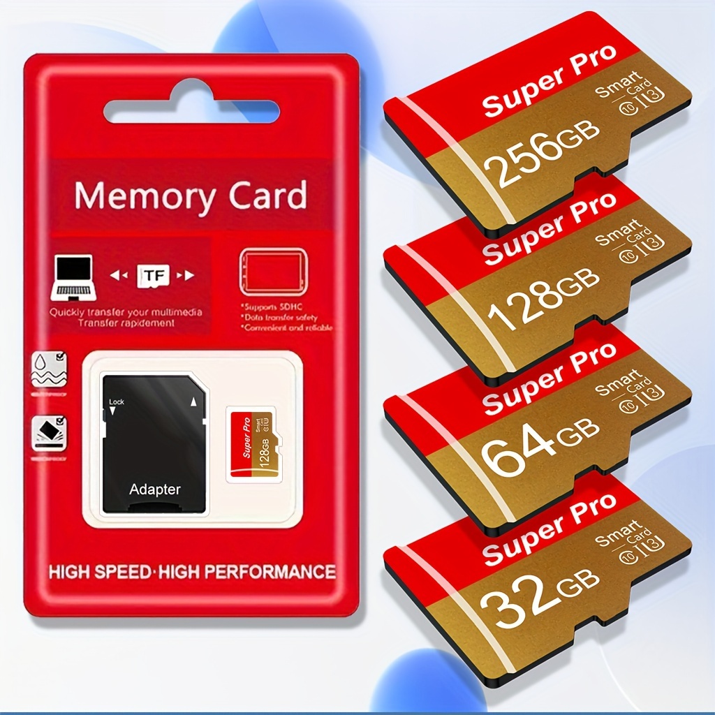 Carte Mémoire Haute Vitesse 256 Go Micro Sd Card Pour Switch, Smartphone,  Appareil Photo, Tablette Et Drone, Magasinez Sur Temu Et Commencez À  Économiser