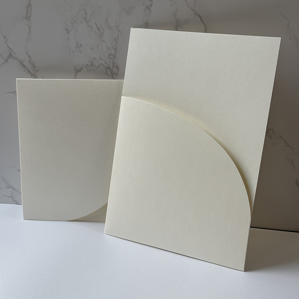 TEMU Lot de 6 élégants sacs d'invitation de mariage - Papeterie pour événements formels, compatibles avec d'invitation 5X7, pour , fiançailles,