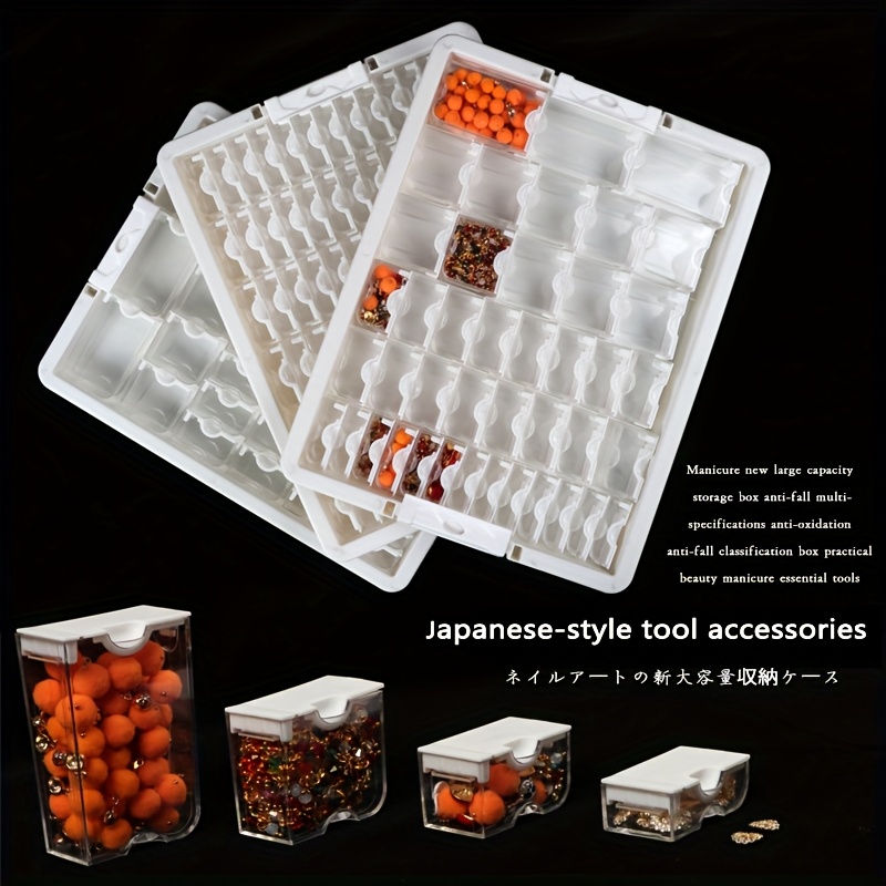 diy 18pcs 30pcs transparent plastic storage box set   visibility stackable space saving solution for hair accessories jewelry   hardware craft supplies multifunctional lightweight organizer box for organization storage and transportation Product details 0