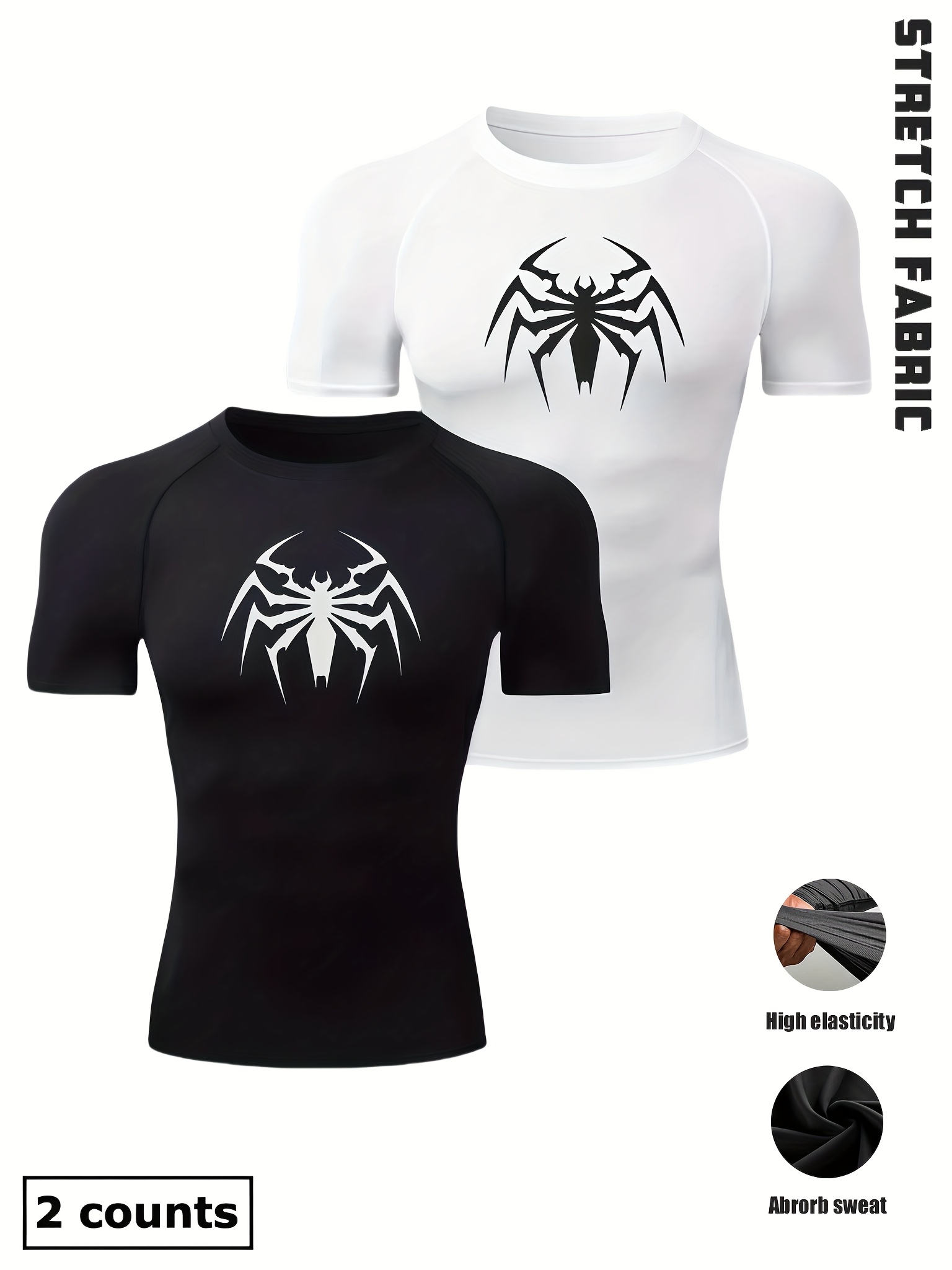spider web shirt sold on Temu United States