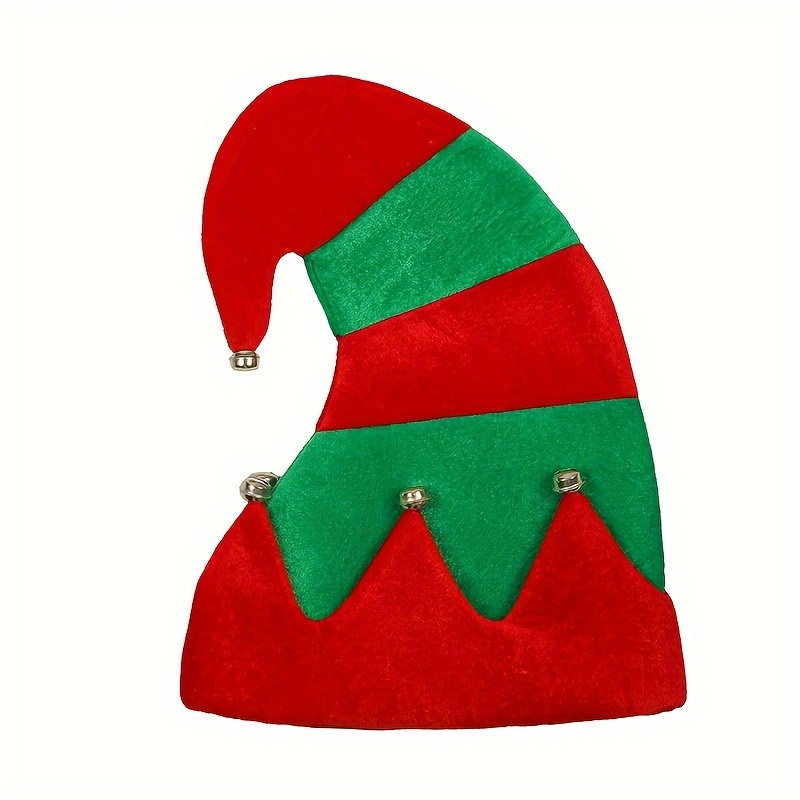 TEMU 1pc, Christmas Red And Elf Hat, Holiday Decoration Hat, Bake Holiday Atmosphere