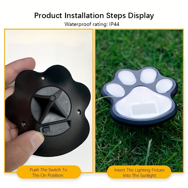 4pcs solar powered led   lights automatic on off outdoor garden lighting solar lawn lights with auto dusk to   sensor   decoration for yard patio walkway no wiring needed pet friendly decor solar garden lights yard decor   durable construction ecoconscious buyers 4