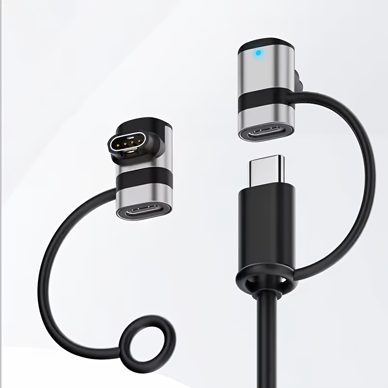 TEMU Adattatore Cavo di Ricarica USB Type Caricatore per Garmin Fenix E 8 7 7S 7X 6S 6, Forerunner 970 955 965 570 255 245 158 165 4 3 X1 Instinct 3