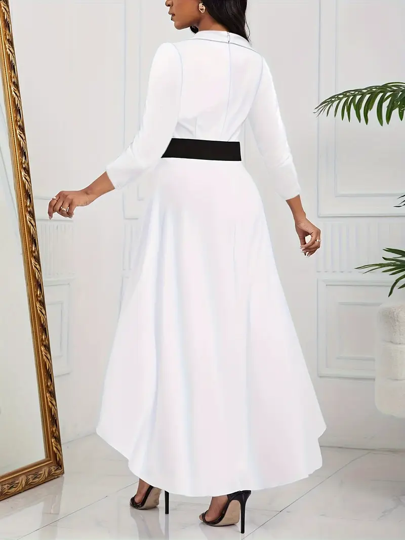 Elegant Solid Frenulum Oblique Collar Straight Jumpsuits(No Belt) Elegant Solid Frenulum Oblique Collar Straight Jumpsuits(No Belt)