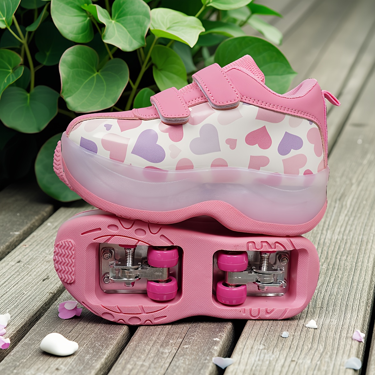 children's sports shoes charging light automatic double Temu