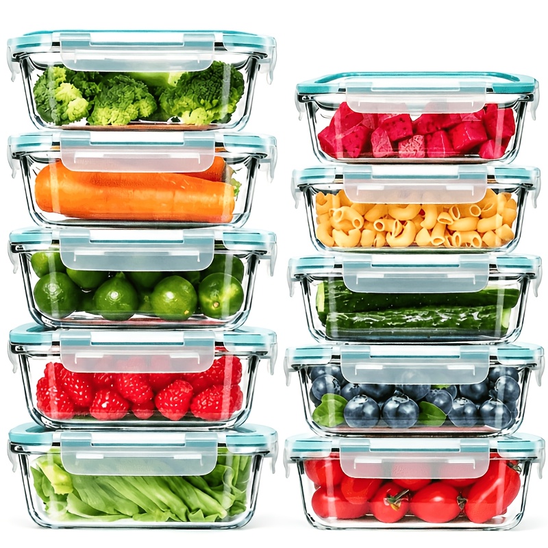 food storage glass containers sold on Temu United States