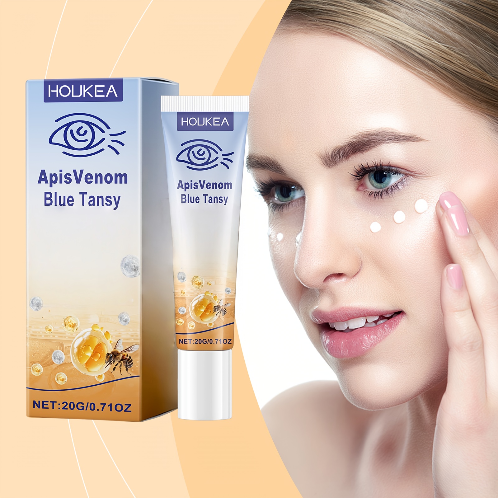eye firming cream lifting and firming formula with bee   and hyaluronic acid hydrates and tightens the skin around   alcohol free perfect gift for her Product details 4