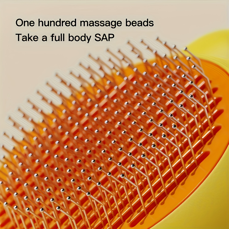 pet cat hair removal needle comb universal deshedding and massage brush for small dogs and cats Product details 3