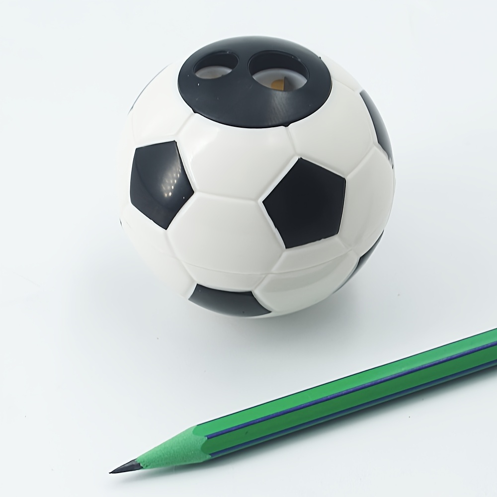 E-shop Fußball-Themen Zweiloch-Anspitzer mit hervorragender Schärfleistung, ideal für Fußballfans