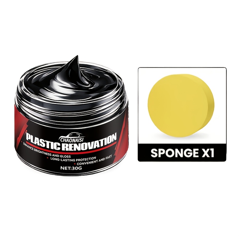 TEMU Kit de herramientas de reparación de piezas de plástico negro para interiores de coche, aplicable a componentes interiores y exteriores