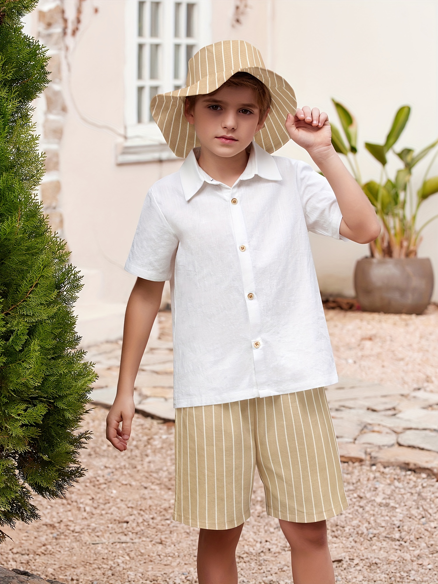 shirt boys summer shorts