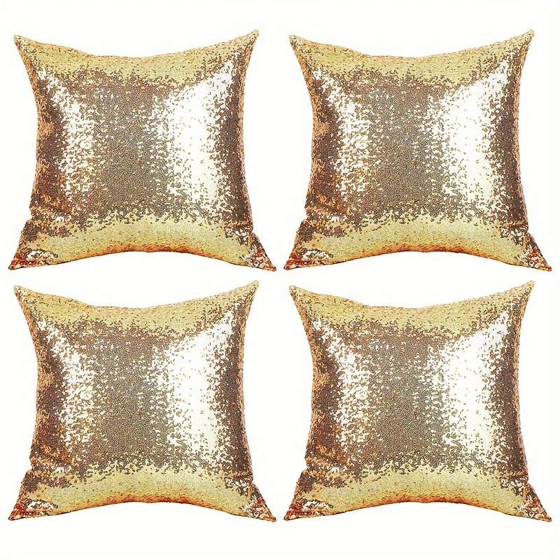 

4pcs Christmas Pillow Covers - Cozy & Decorative Cushions For - For Sofa, Bedroom & Car