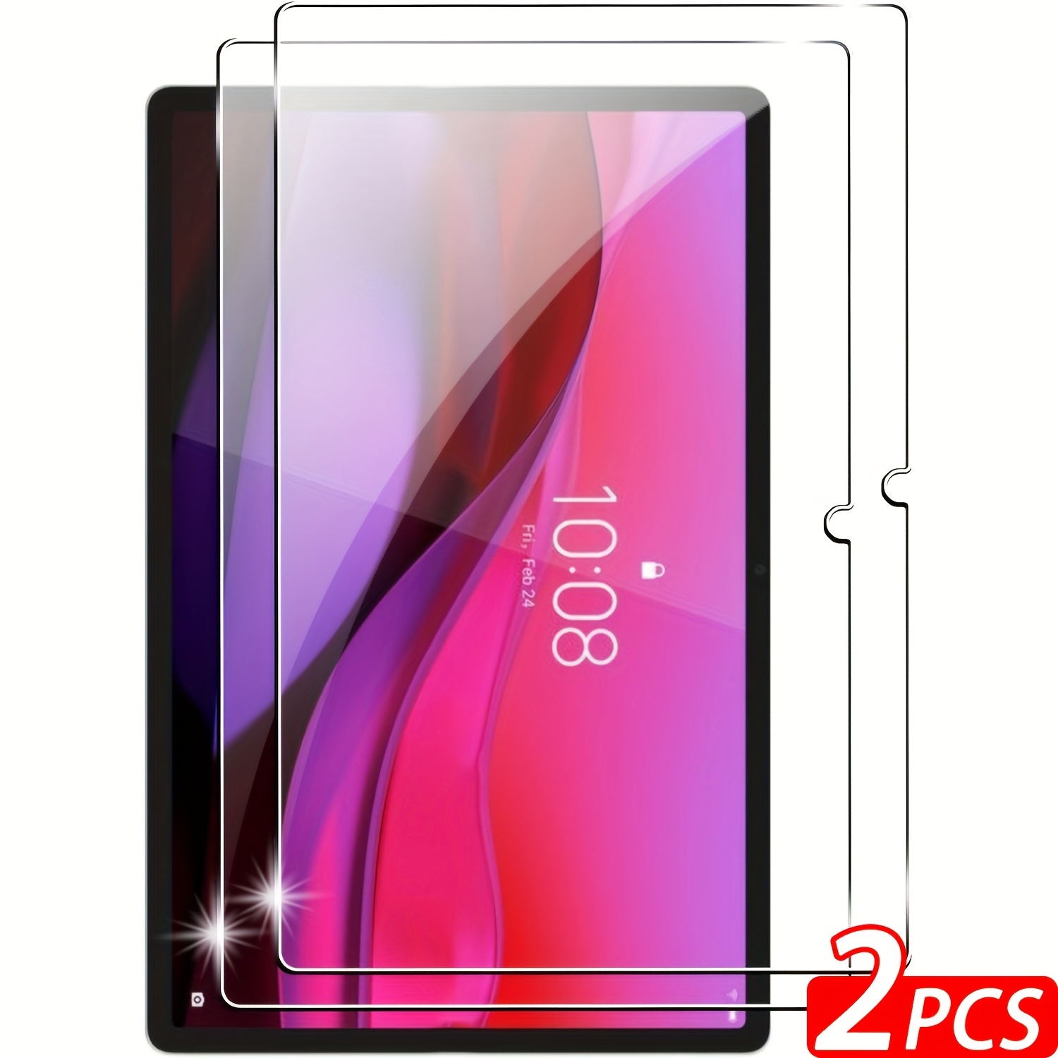 2pcs For Tab 10.1 2025 Premium Tempered Glass Screen Protector, Hd Scratch-resistant With , Tablet Screen Protector
