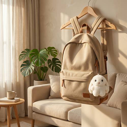 cartoon rabbit plush keychain bag pendant car hanging decoration suitable for travel commuting as a gift or decoration