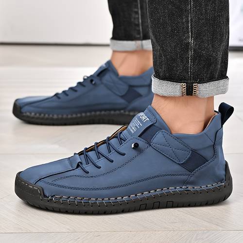 mens casual fashion sneakers ankle chukka boots handmade lightweight loafers top dress boots walking driving shoes