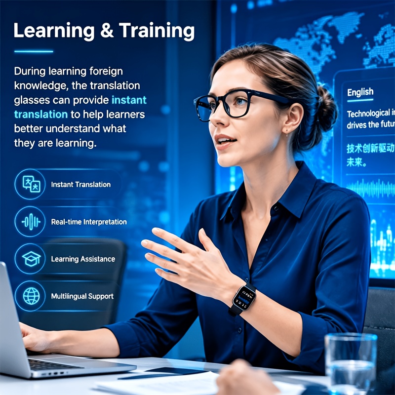 The Must-Have AI Smart Glasses And Full Touch Smartwatch of 2026: Smart Glasses with Multilingual Translation Capabilities, High-End Smart Wearables, Touch Control, a Perfect Blend of Fashion And Technology