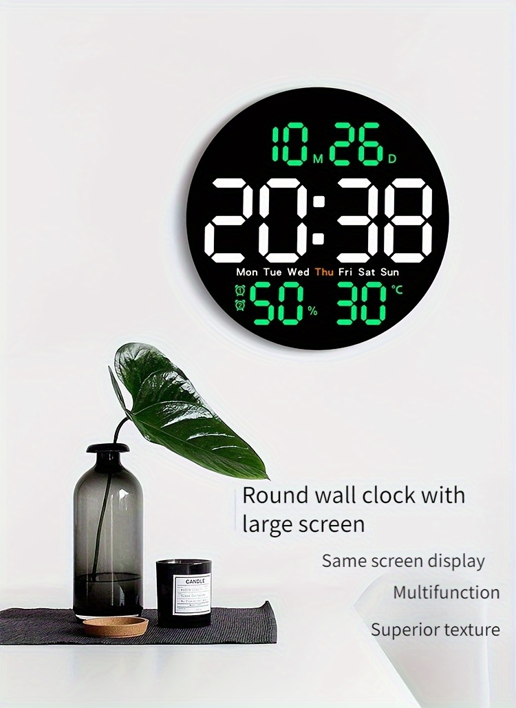 Reloj de pared personalizado con texto e imagen a COLOR