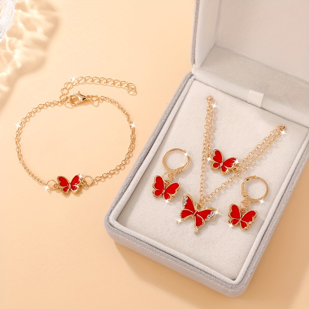4pcs Women's Fashion Bohemian Double Layered Set