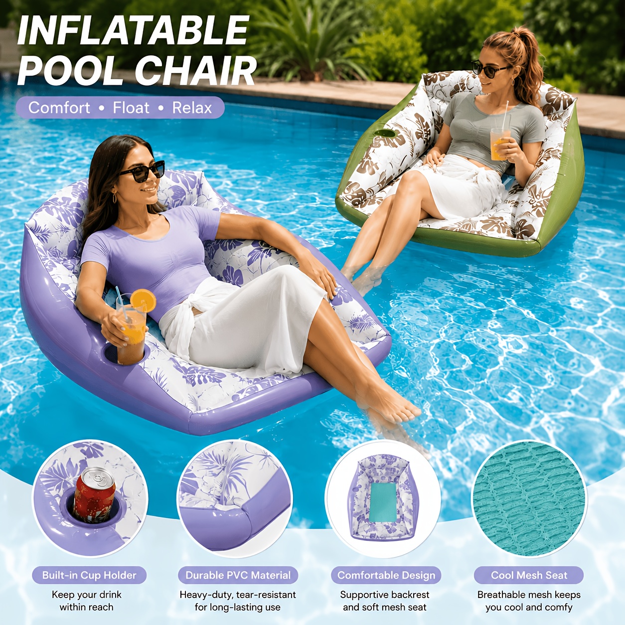 pool floats sold on Temu United States