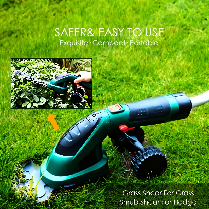 2-in-1 Haagknipper, 7.2V 2000mAh, Haagknipper met Telescopische Handgreep,