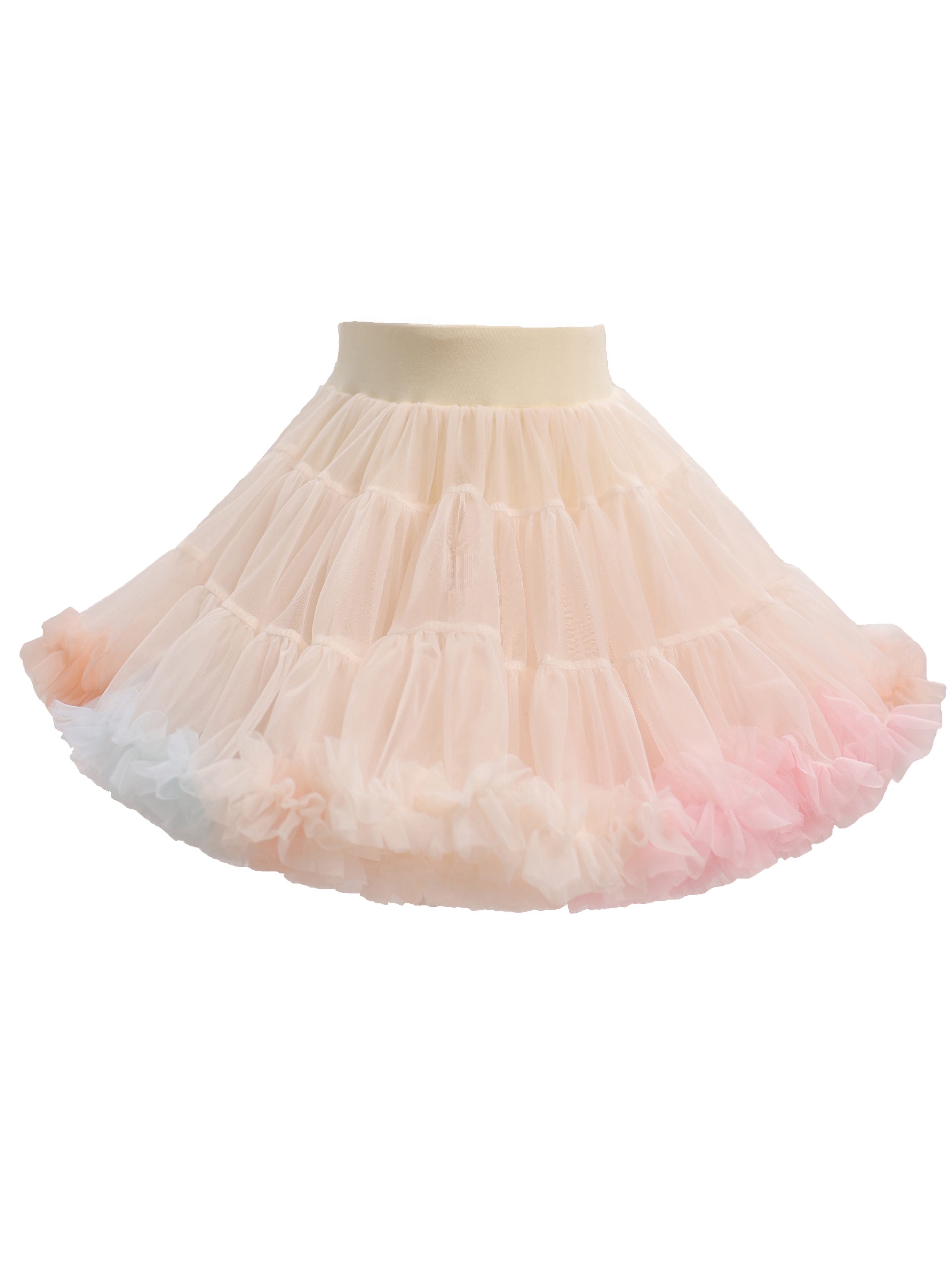 Gorgeous Ballet Skirt For Girls, Gradient Color Tulle Multi-layer Birthday  Princess Tutu Skirts