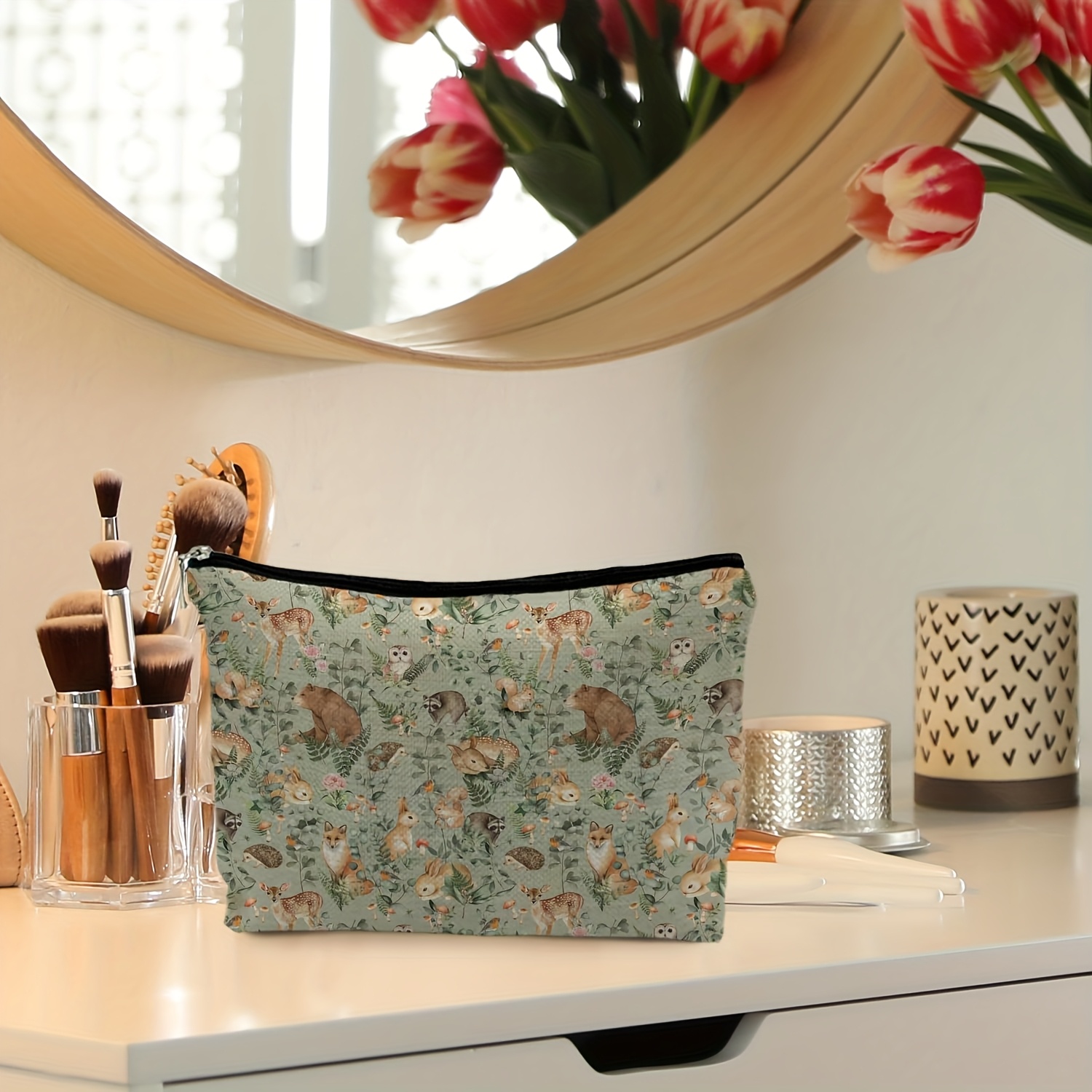 Make-up-Tasche Mit Bartagamen-Motiv – Cooles Geschenk Für Reptilien-Fans & Tierliebhaber
