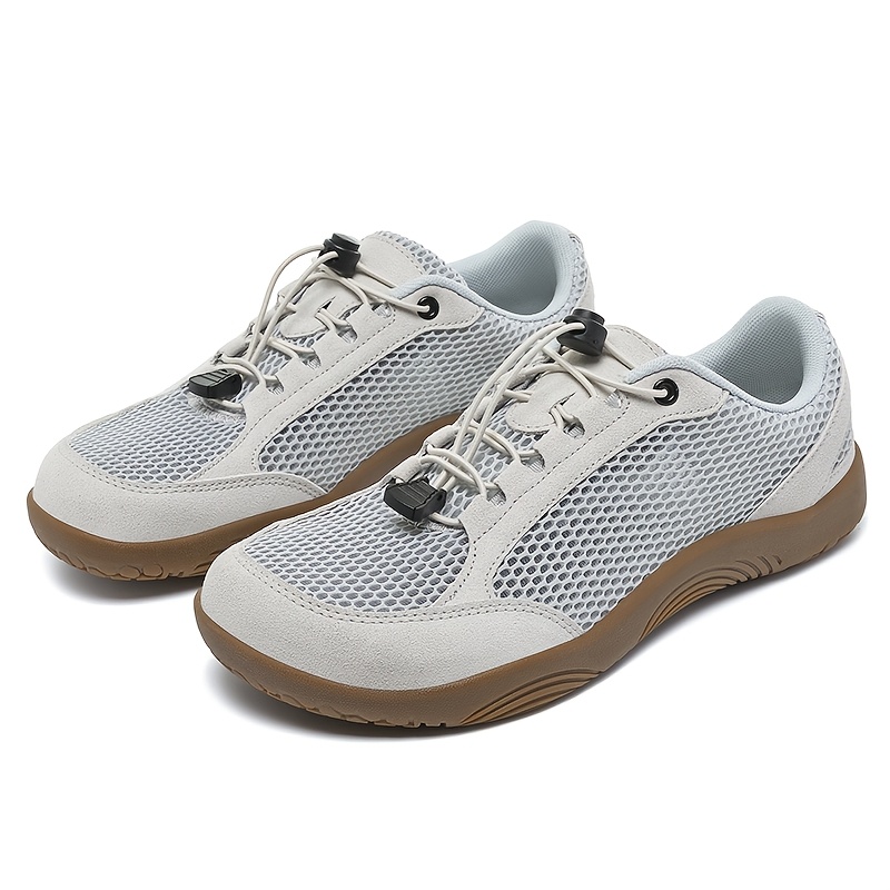 Plus Size Wide Fit Walking Shoes, Lightweight Breathable
