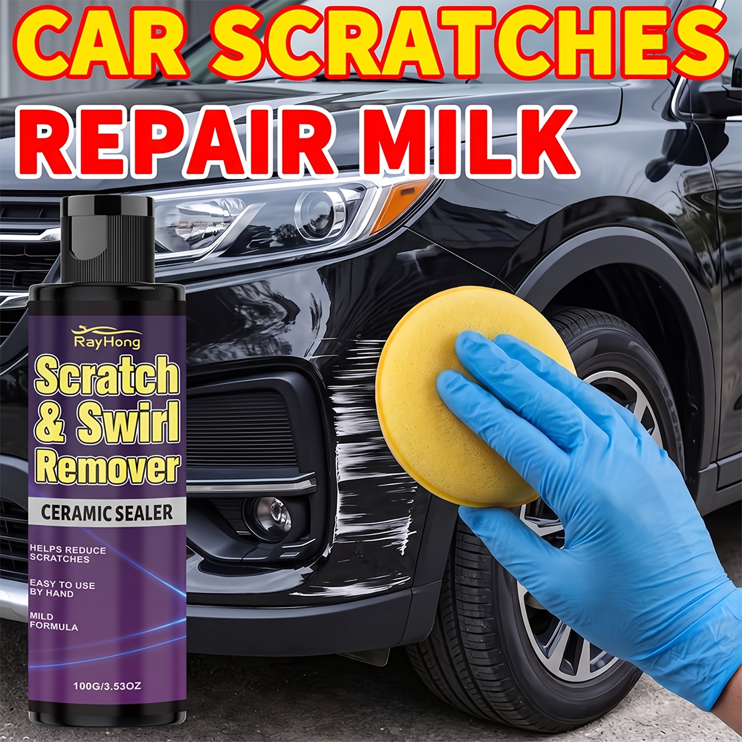 car scratch repair paste sold on Temu United States