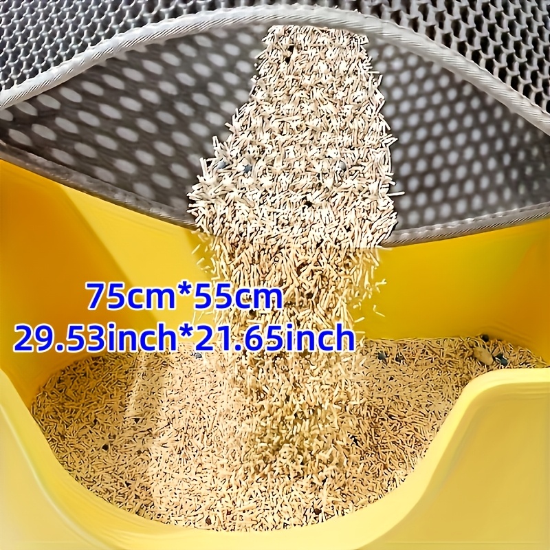 Double-layer Cat Litter Mat, Eva Material - Odor-proof, Non-slip, Easy-to-, Suitable For Indoor Cats, Durable And Comfortable Pet , Modern Pet Accessories, Easy-to-clean Material
