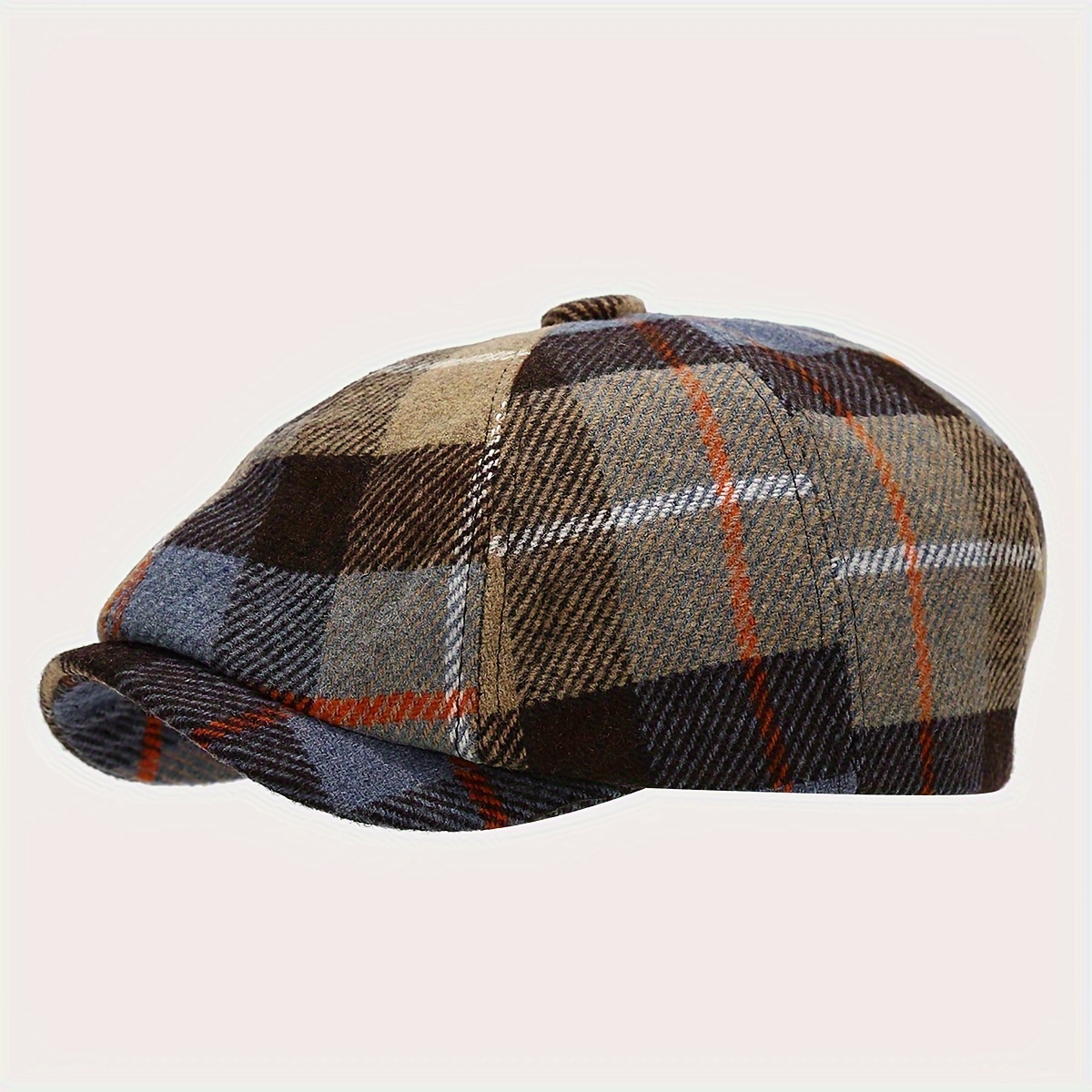 Beret, Women's Autumn Winter Octagonal Hat, Fashion Beret, Men's British Vintage Painter's Cap, Newsboy Hat