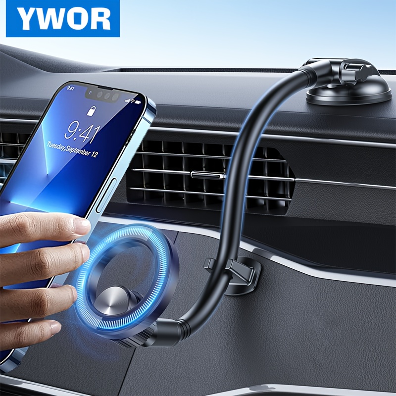 

Ywor With Ultra-long Gooseneck - Dashboard Phone & Tablet Holder, Waterproof, Rotatable, Fits 4.7-13" Devices Including For Ipad Pro/air/mini, For Tabs/z Fold, Fire Hd