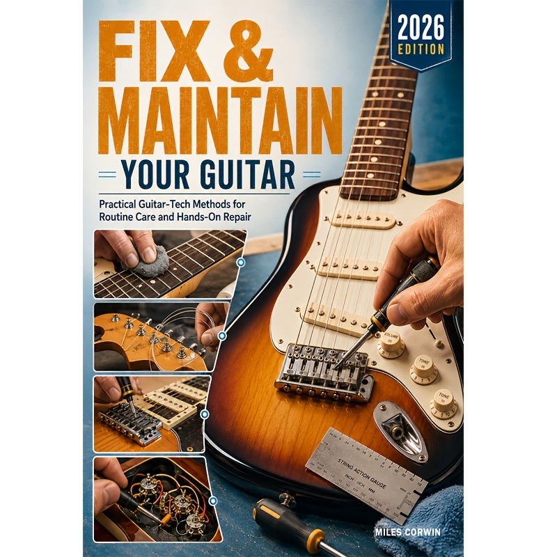 TEMU Fix And Maintain Your Guitar: Practical Guitar-tech Methods For Routine Care And Hands-on Repair â A Clear, Step-by-step Guide To Cleaning,