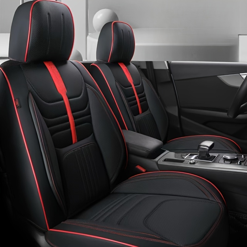 1 Stück Luxus-Autositzschutz, Einzelsitz Ohne Rückenlehne, PU-Leder- Autositzbezug Für Die Meisten Limousinen Und SUVs - Temu Germany