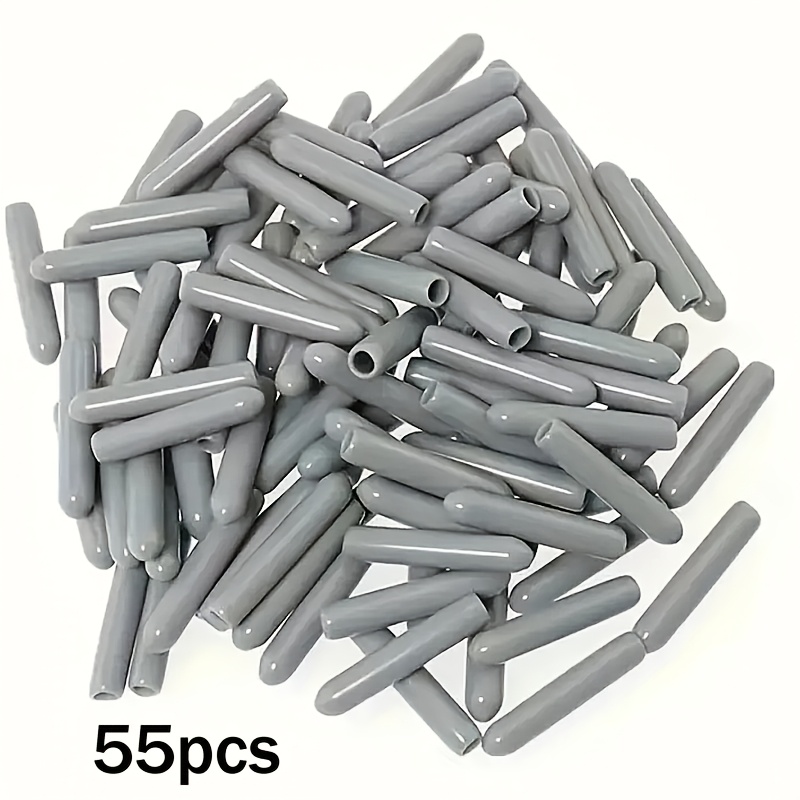 Image of 55pcs Gray Dishwasher Rack Covers - Prong End Caps For Rust Prevention, , Scratch-resistant Cleaning Covers For Dishes And Utensils. Dishwasher Parts & Accessories