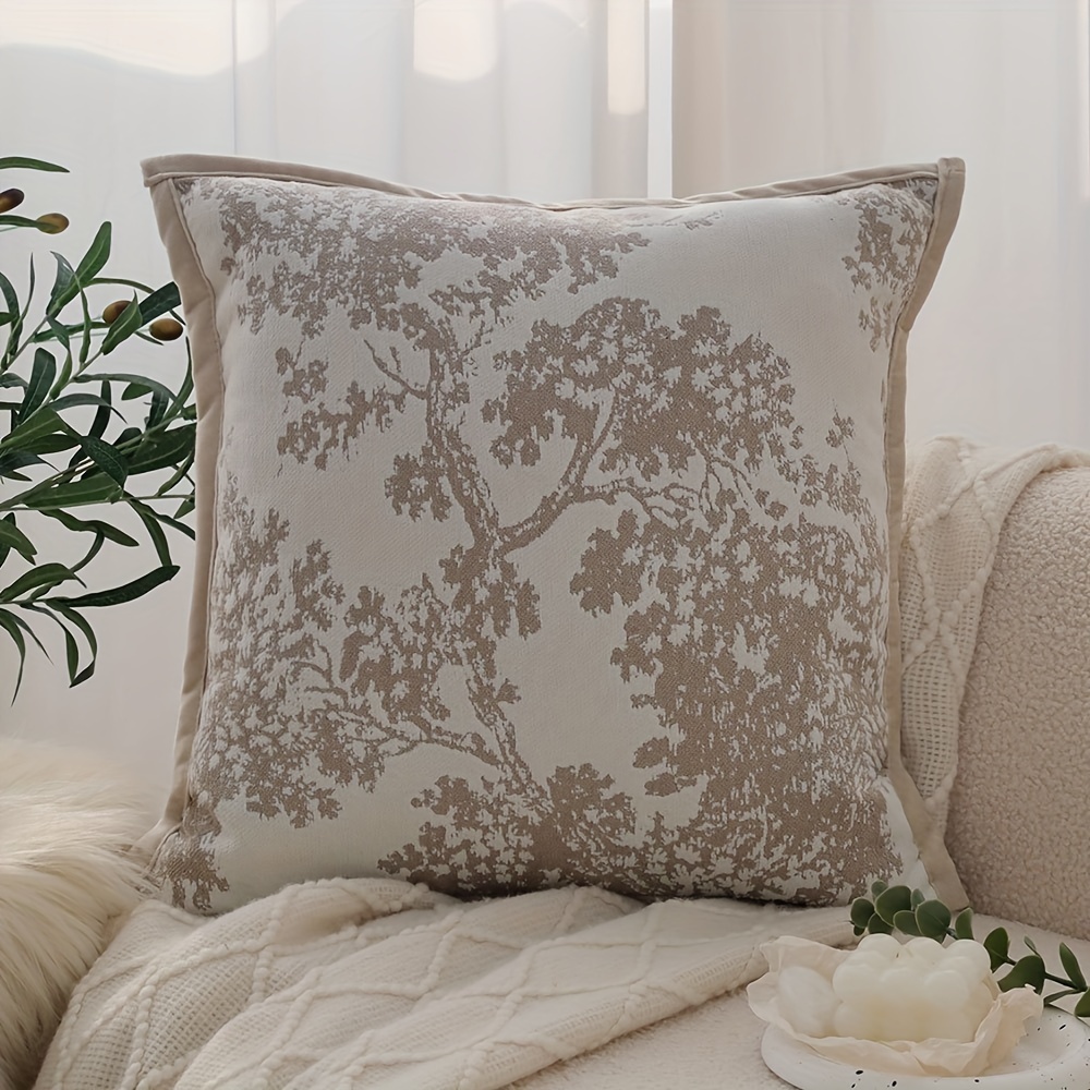 1pc Jacquard Pillowcase, Nordic Home Decor Living Room Sofa