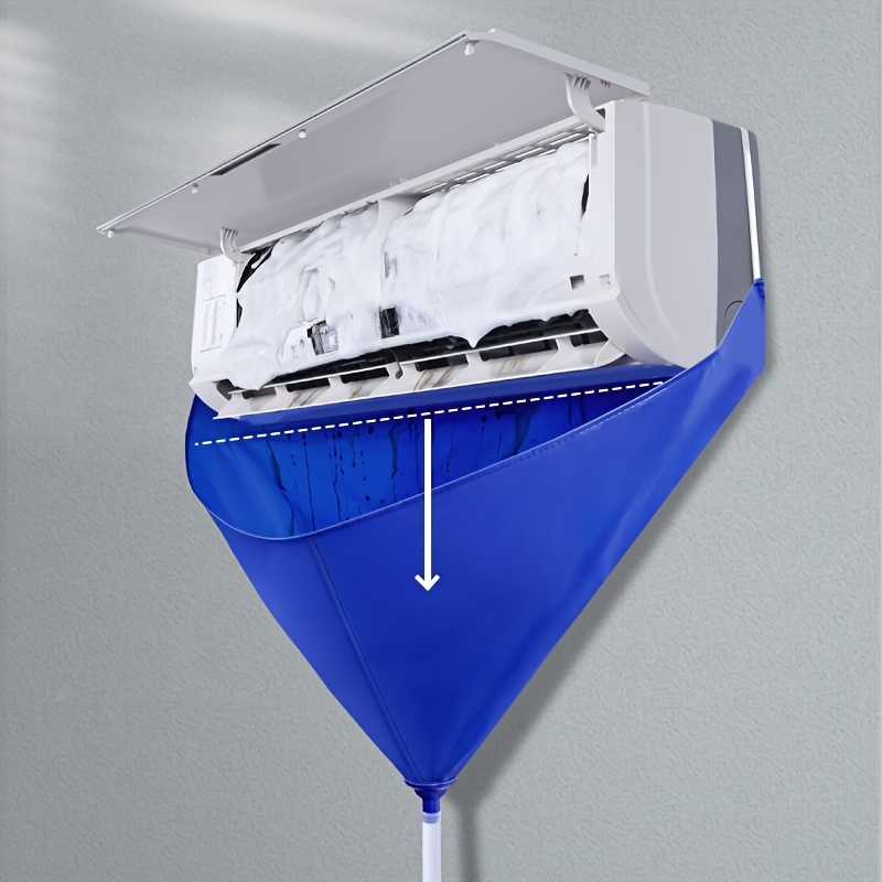 Efficient and High-Quality Split AC Cleaning Kit: Spill-Free, Easy-Clean Bag with Water Pipe for All Models
