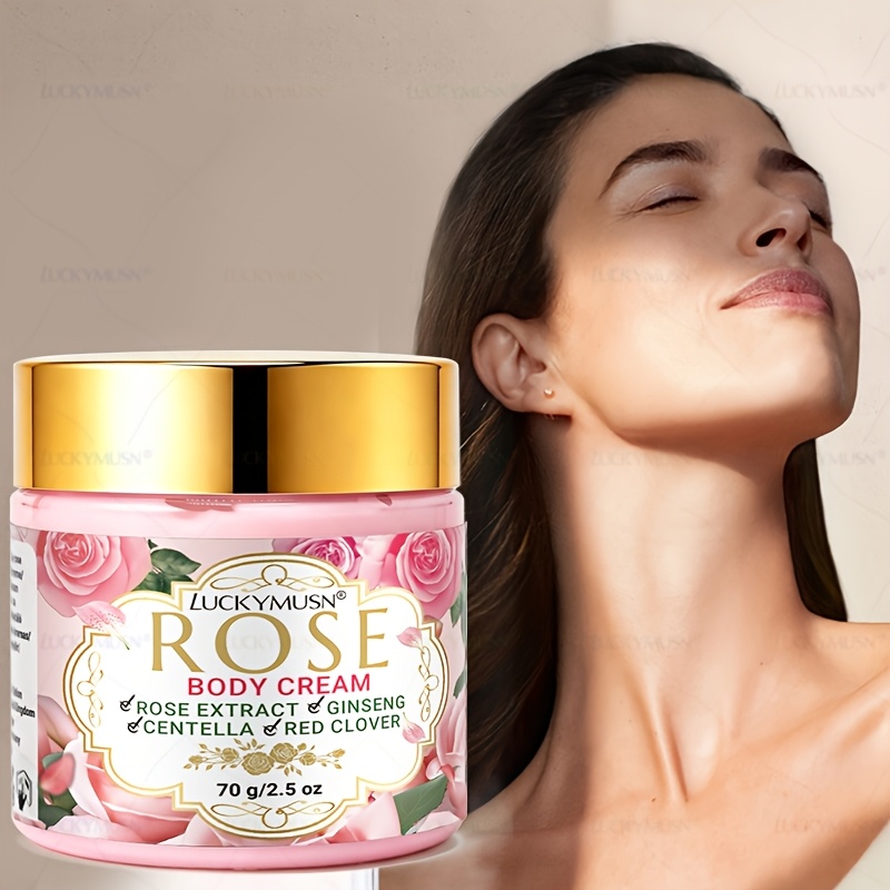 rose body lotion elegant rose fragrance long lasting scent   moisturizing brightening skin softening delicate smooth and elastic suitable for face neck underarms body etc moisturizing care Product details 0
