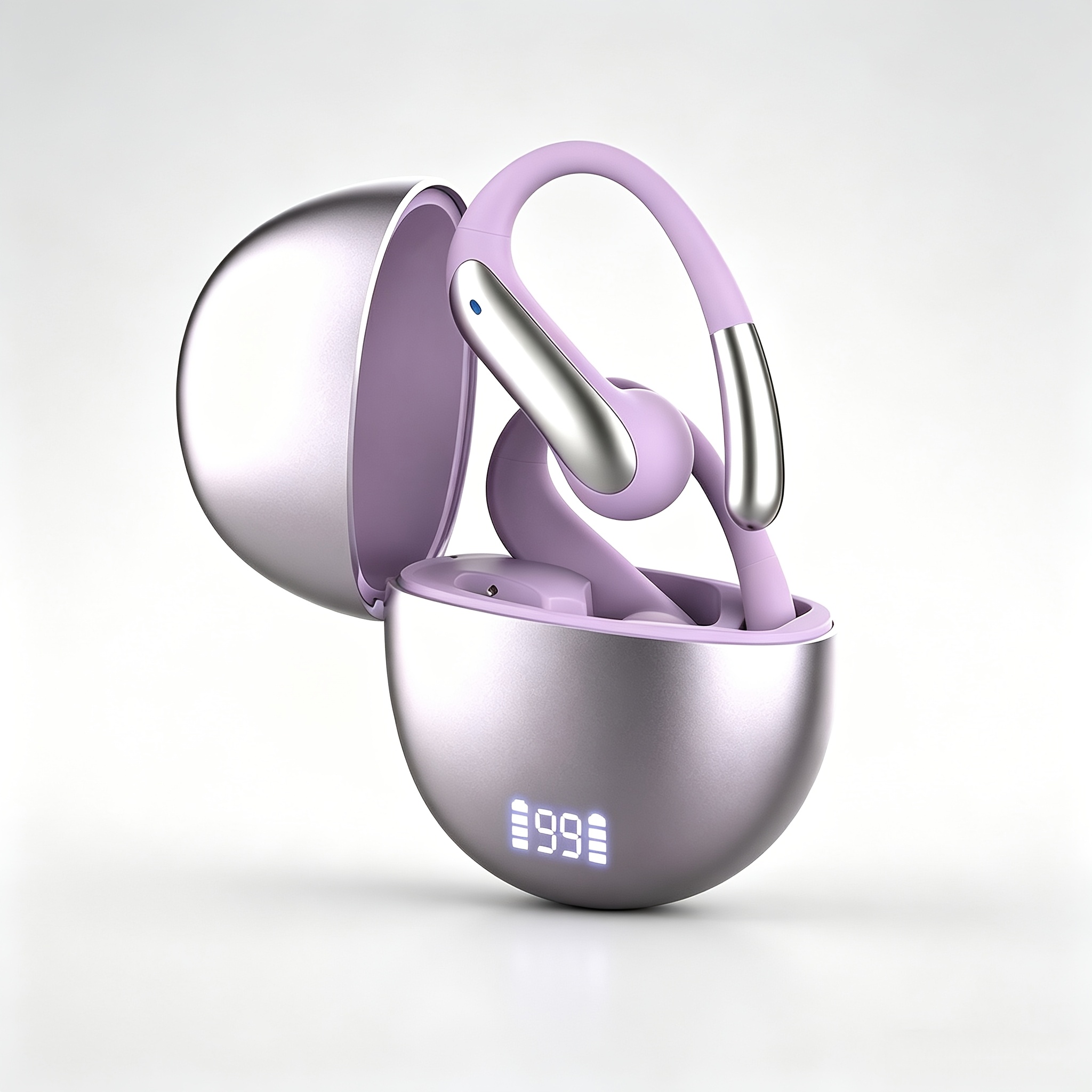 2026 New Intelligent Open-ear Wireless Headphones, Surround Stereo, Touch Control, Tech Styling, Noise Reduction & Hd Calls. , Fit For Study, Travel, Meetings, Workouts, Ideal Gift For
