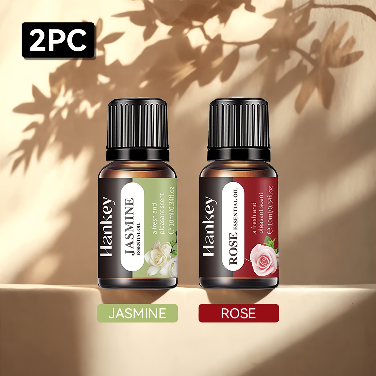 2 Sticle de Ulei Esențial Solubil în Apă, Difuzor de Aromă, Lumânare Aromată, Ardizor Aromă, Piatră Aromată, Umidificator, Aromă Auto, Supliment Lichid cu Ulei Esențial Aromat pentru Casă