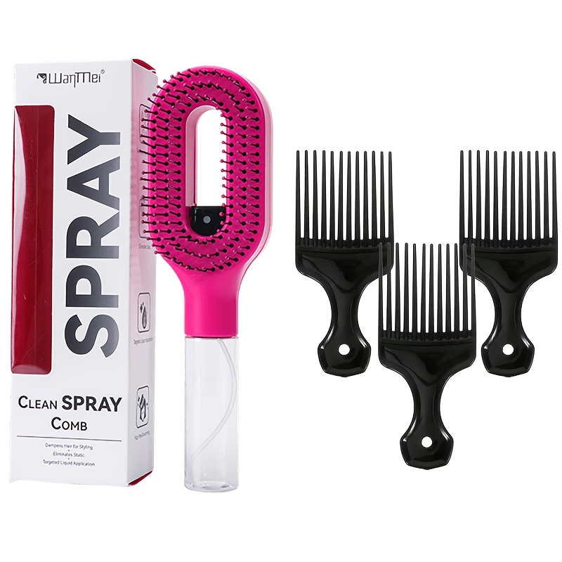 4pcs Refillable Hair Oil Applicator Brush Set