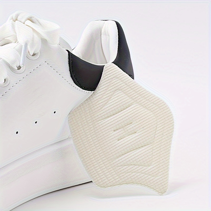 3pairs COSYLEE Heel Cushion Pads - Trim-to-Fit, Textured Fabric Heel Protectors for Sneakers & Skate Shoes, Pair of Comfortable Heel Stickers